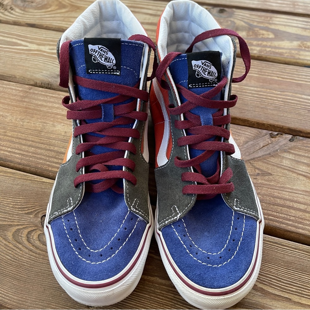 Vans Sk8-Hi Multicolor High Top Sneakers - Picture 2 of 6